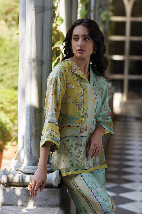 Paulette - Flair Fusion Flowers Pants Set