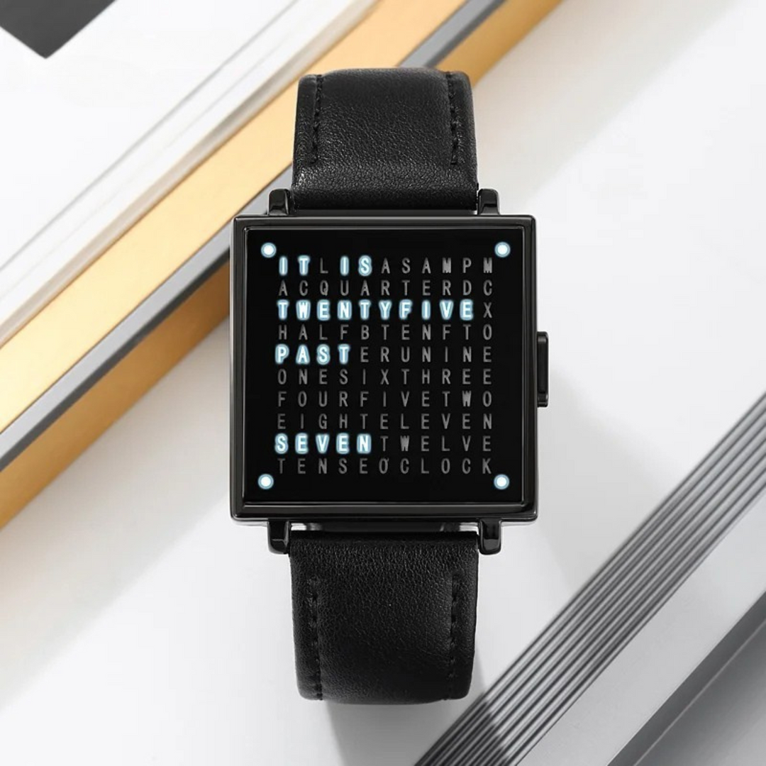 WordTime - Matrix Digital Display Watch