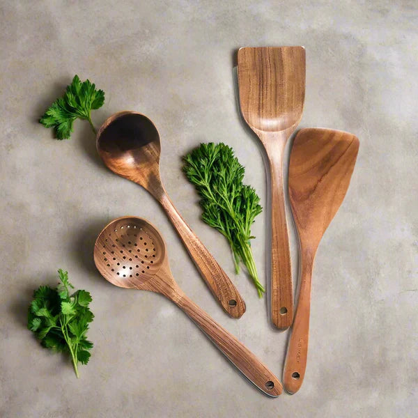 TeakCraft - Teak Cooking Set