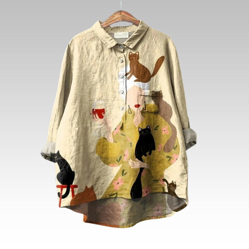 Louisa - Classic Floral Blouses