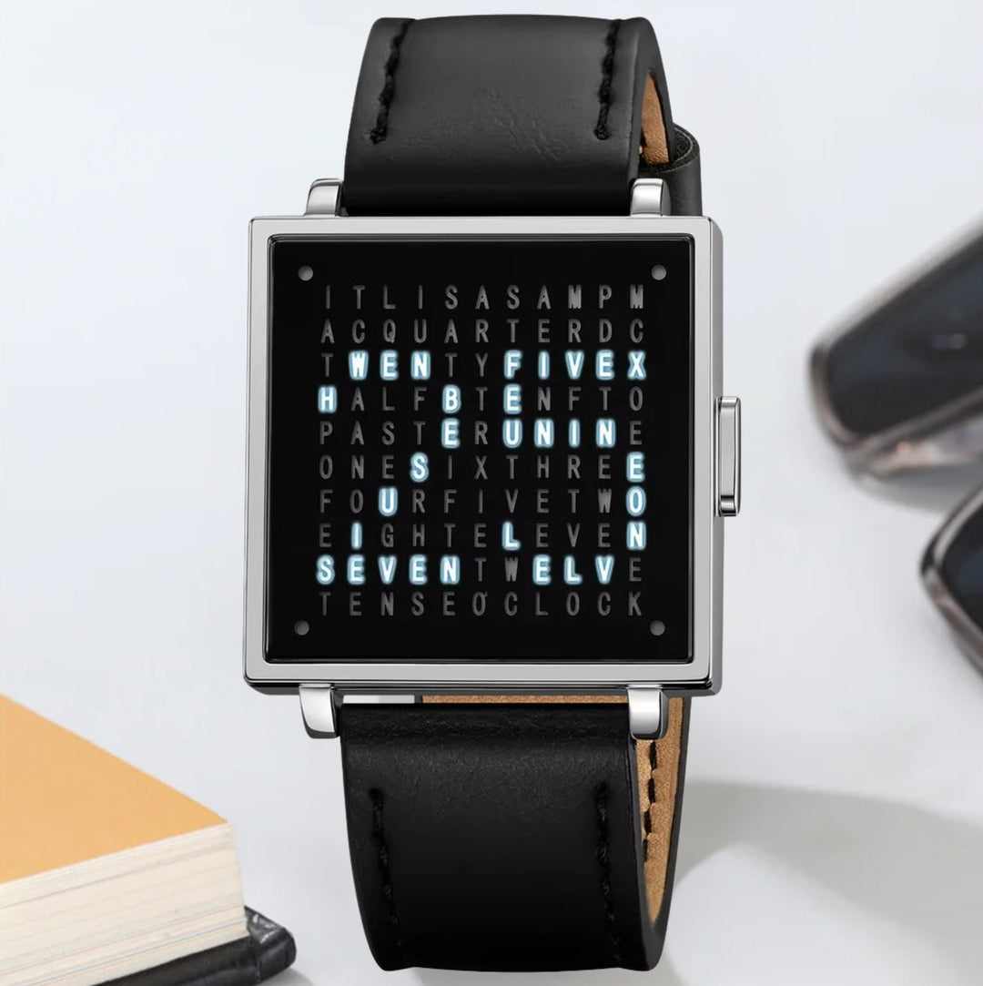 WordTime - Matrix Digital Display Watch