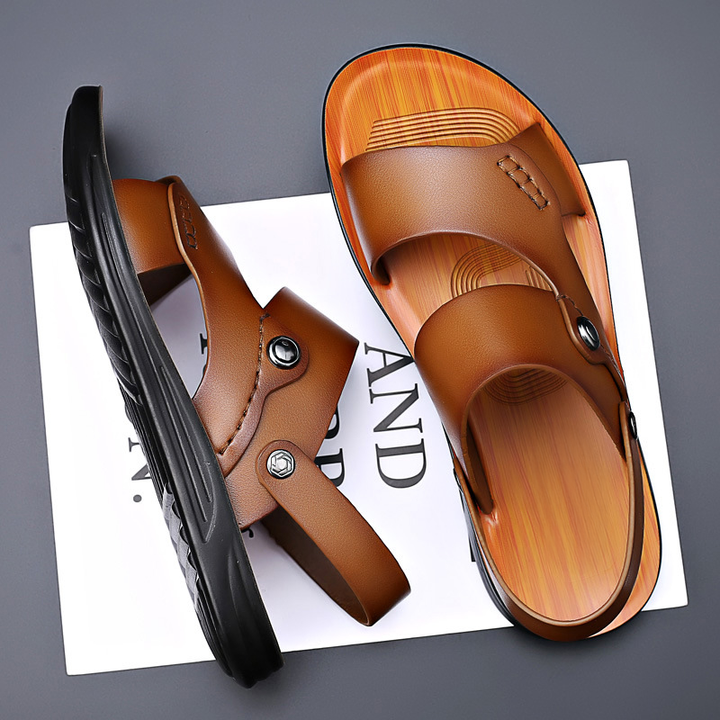 Bryon - Avenwood Leather Sandals