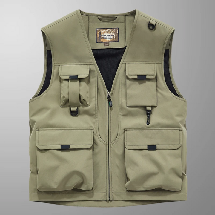 Mose - Breathable Multi Pocket Cargo Vest