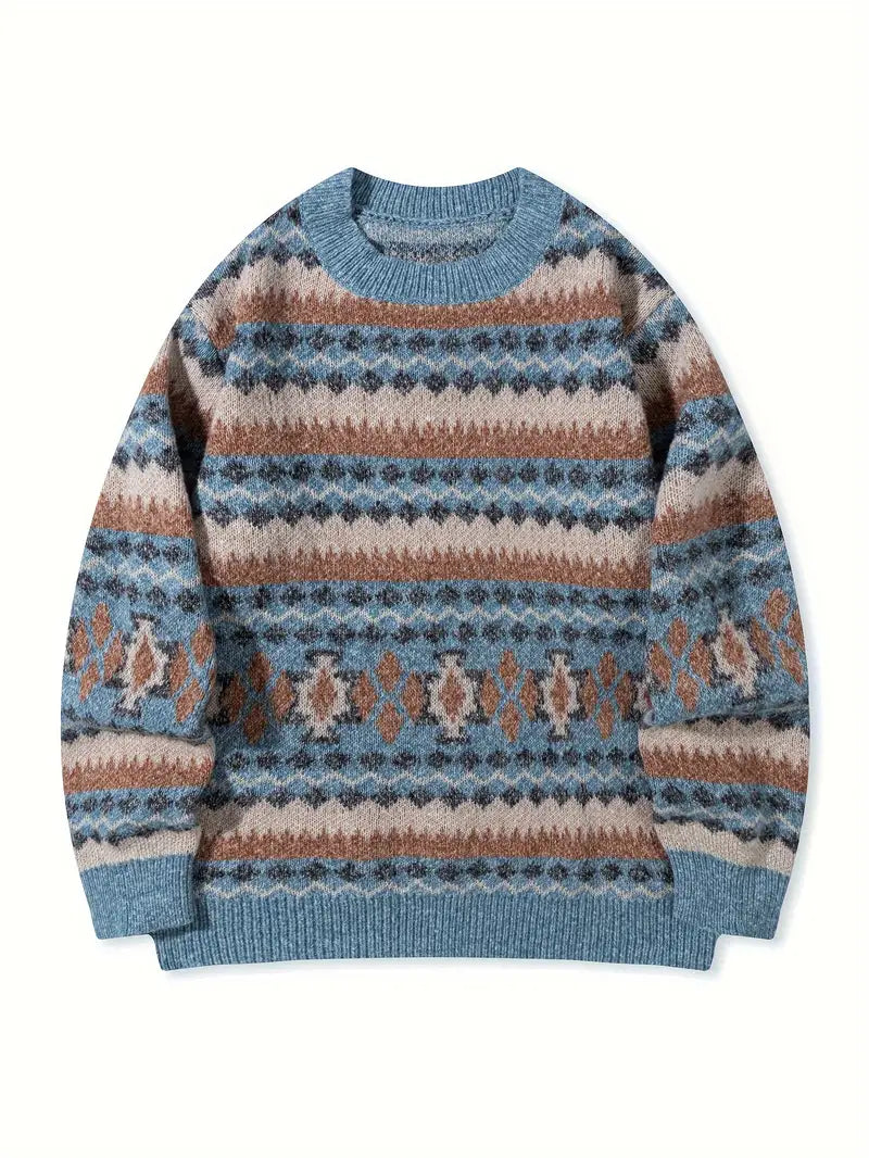 Hartman - Casual Geometric Knitted Sweater