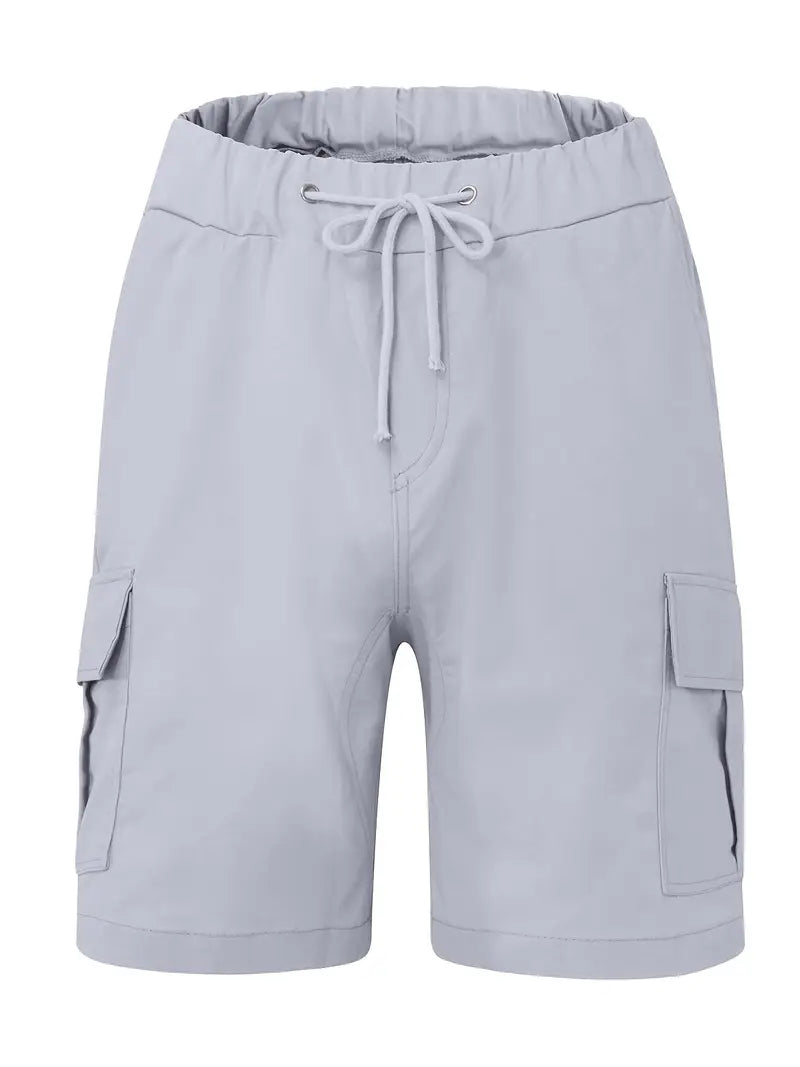 Jelte - Casual Non Stretch Drawstring Cargo Shorts