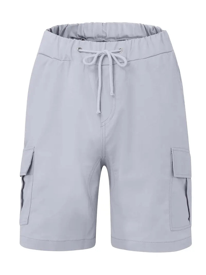 Jelte - Casual Non Stretch Drawstring Cargo Shorts
