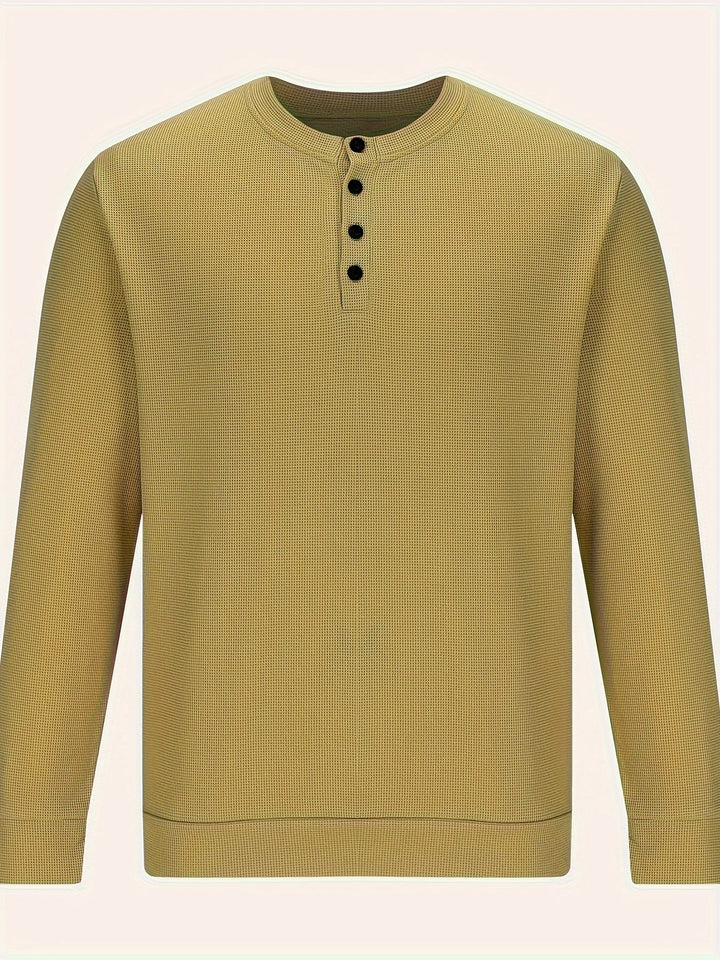 Renaud - Waffle Long Sleeve Shirt