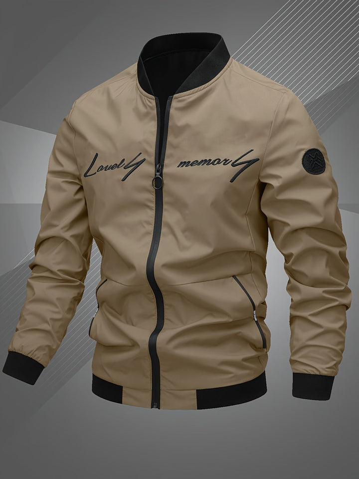 Hammond - Casual Long Sleeve Bomber Jacket