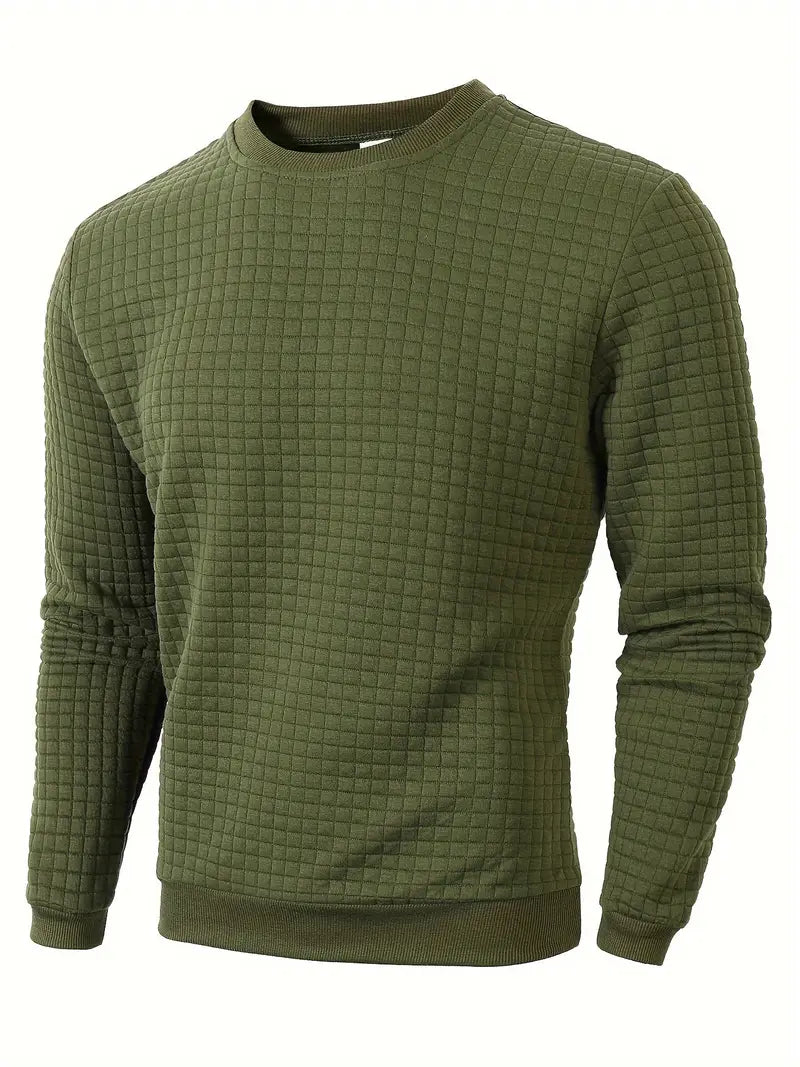 Beckham - Bohemian Plaid Long Sleeve Sweater