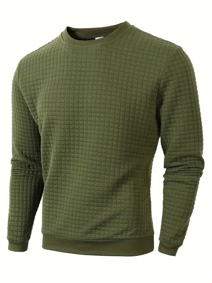 Beckham - Bohemian Plaid Long Sleeve Sweater