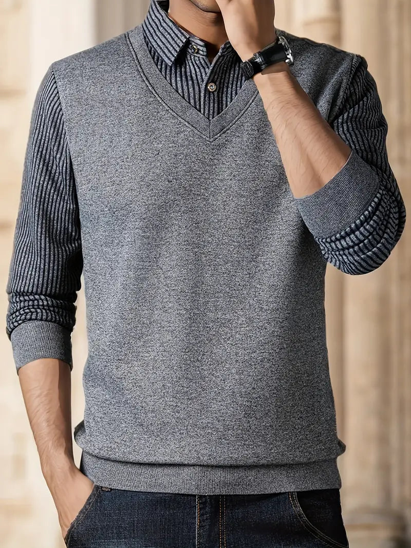 Leroy - Casual Long Sleeve Knitted Swater