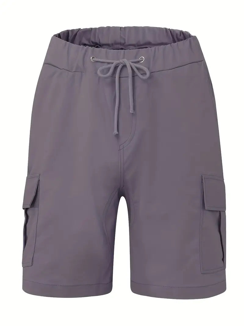 Jelte - Casual Non Stretch Drawstring Cargo Shorts