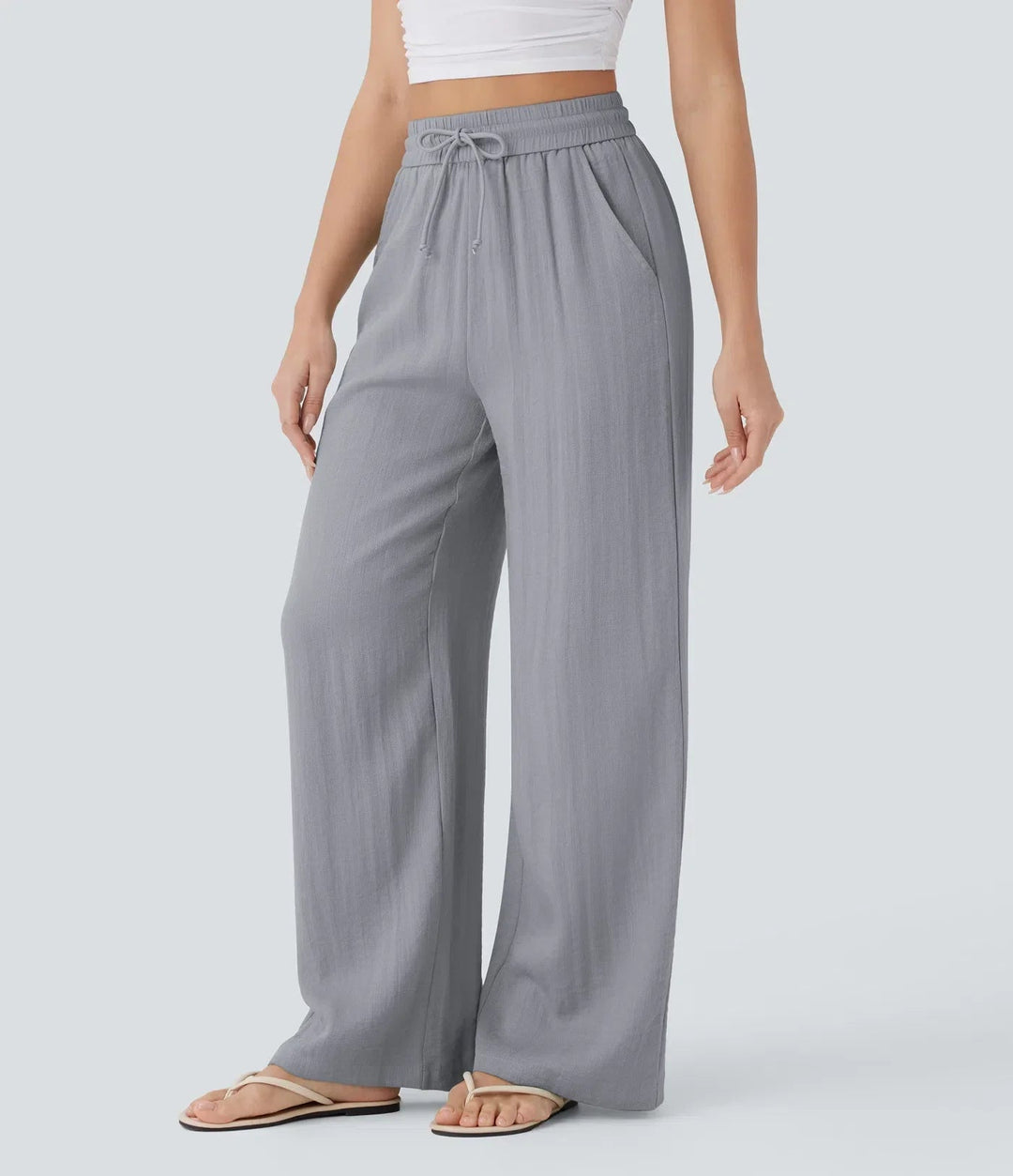 Zafeiria - Elegant Linen Pants