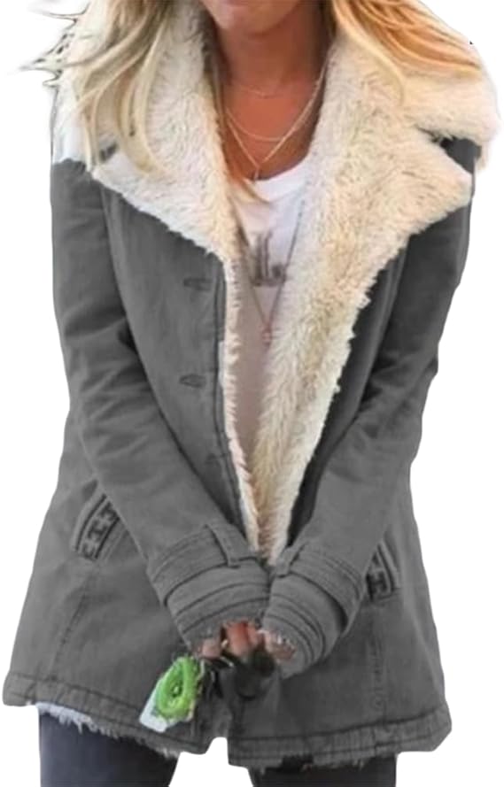 Zayna - Comfortable Long Sleeve Coat