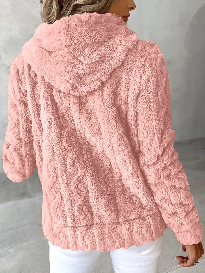 Ganka - Long Sleeve Zip-Up Hoodie