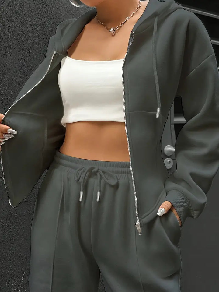 Nanci - Casual Long Sleeve Two Piece Set