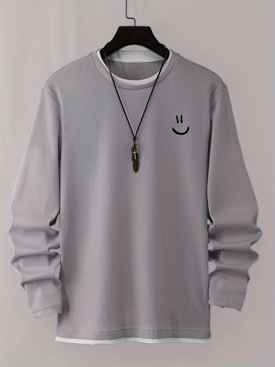 Desmond - Long Sleeve Shirt With Face Print