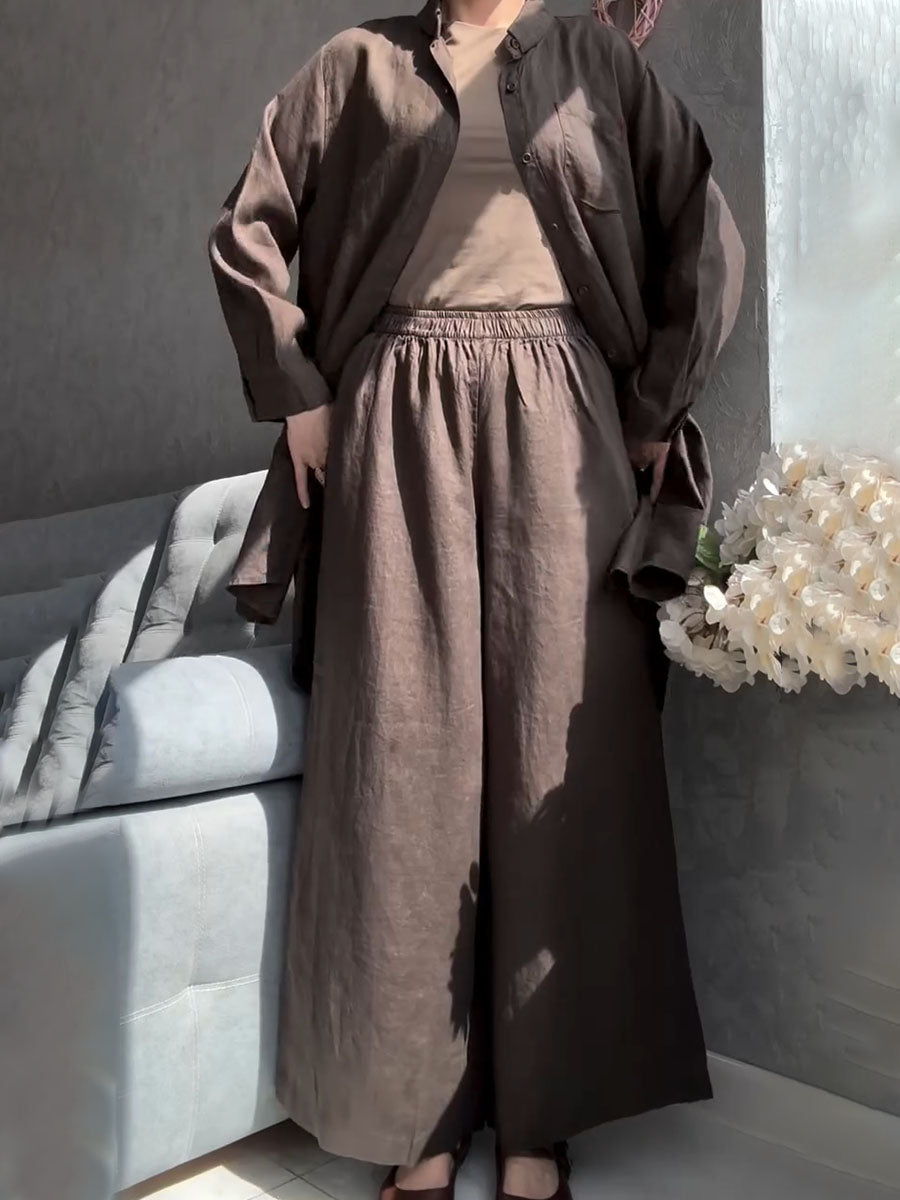 Darlene - Comfortable Two Piece Linen Set