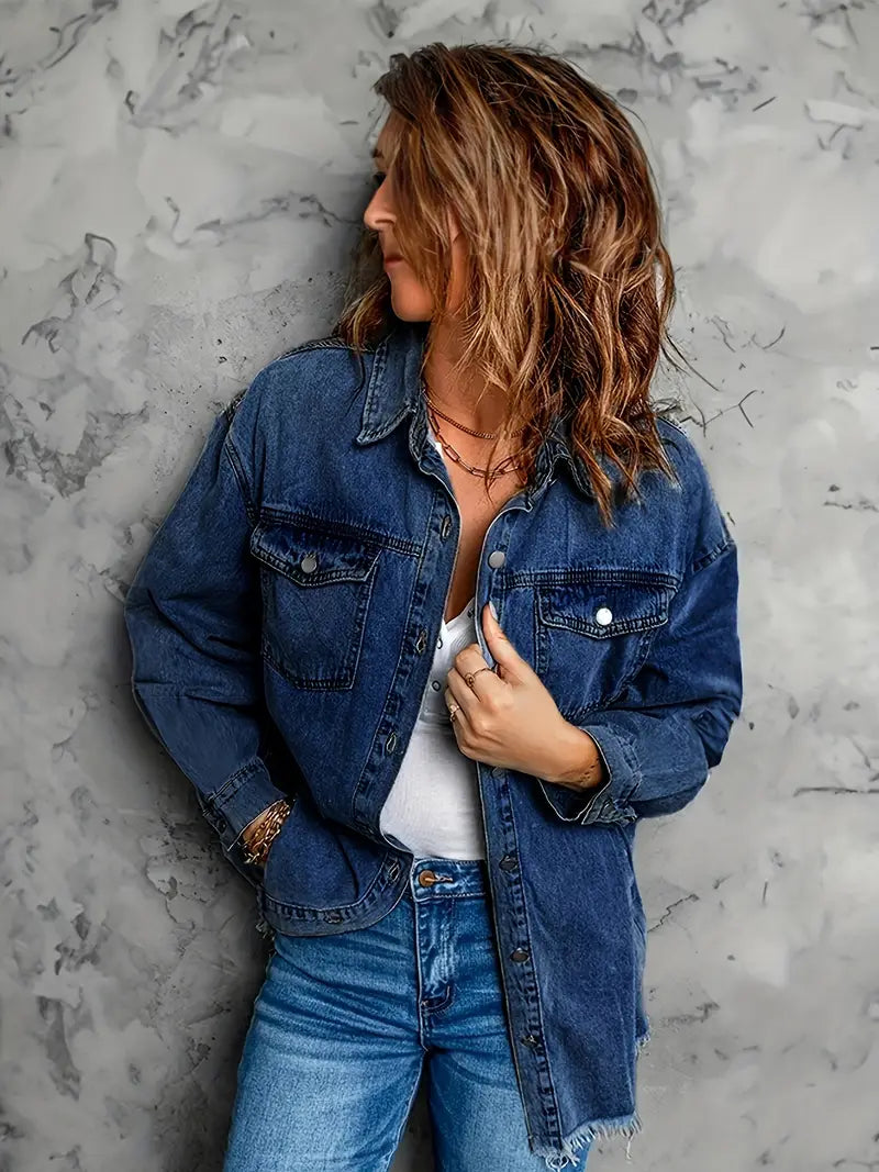 Malika - Long Sleeve Denim Jacket