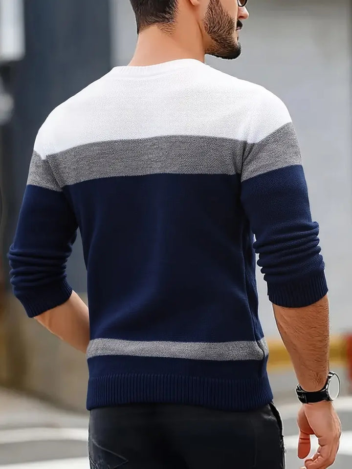 Watkins - Casual Long Sleeve Knitted Sweater