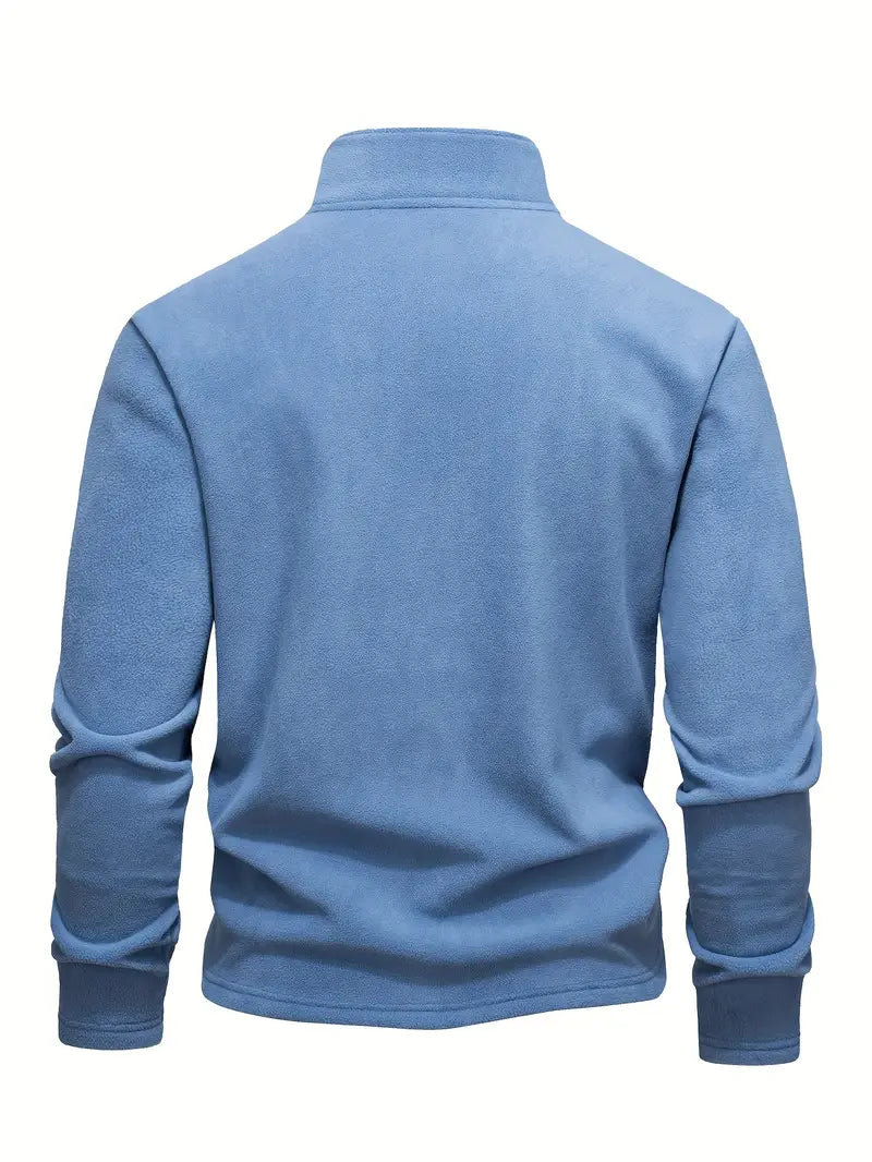 Lamar - Long Sleeve Sweatshirt With Half Zipper