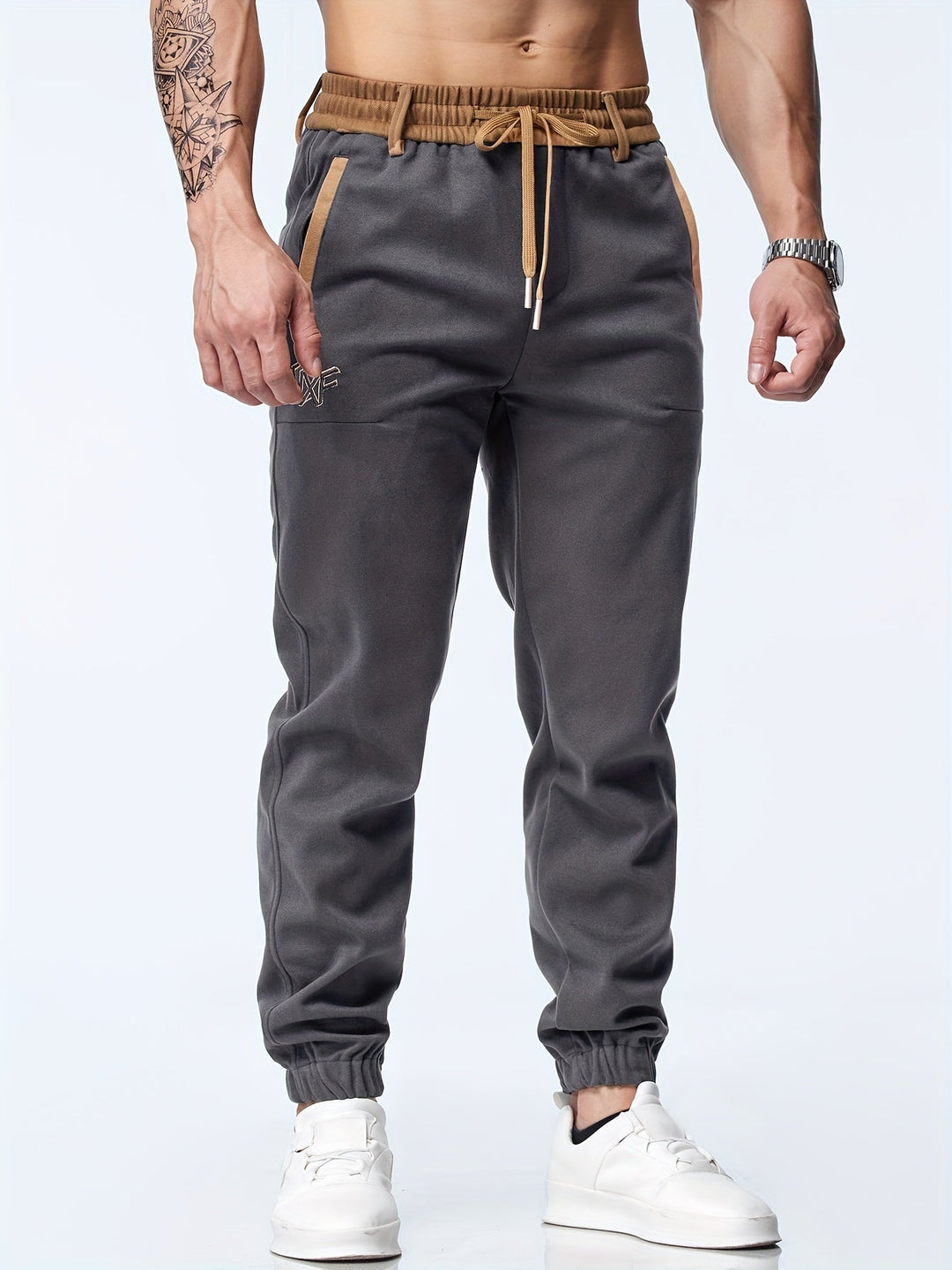 Timothy - Casual Ankle Pants With Elastic Waist