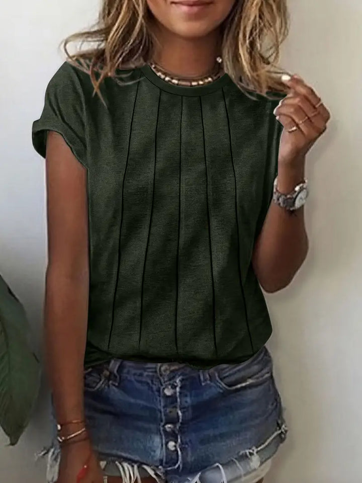 Vitaliya - Casual Short Sleeve T-Shirt