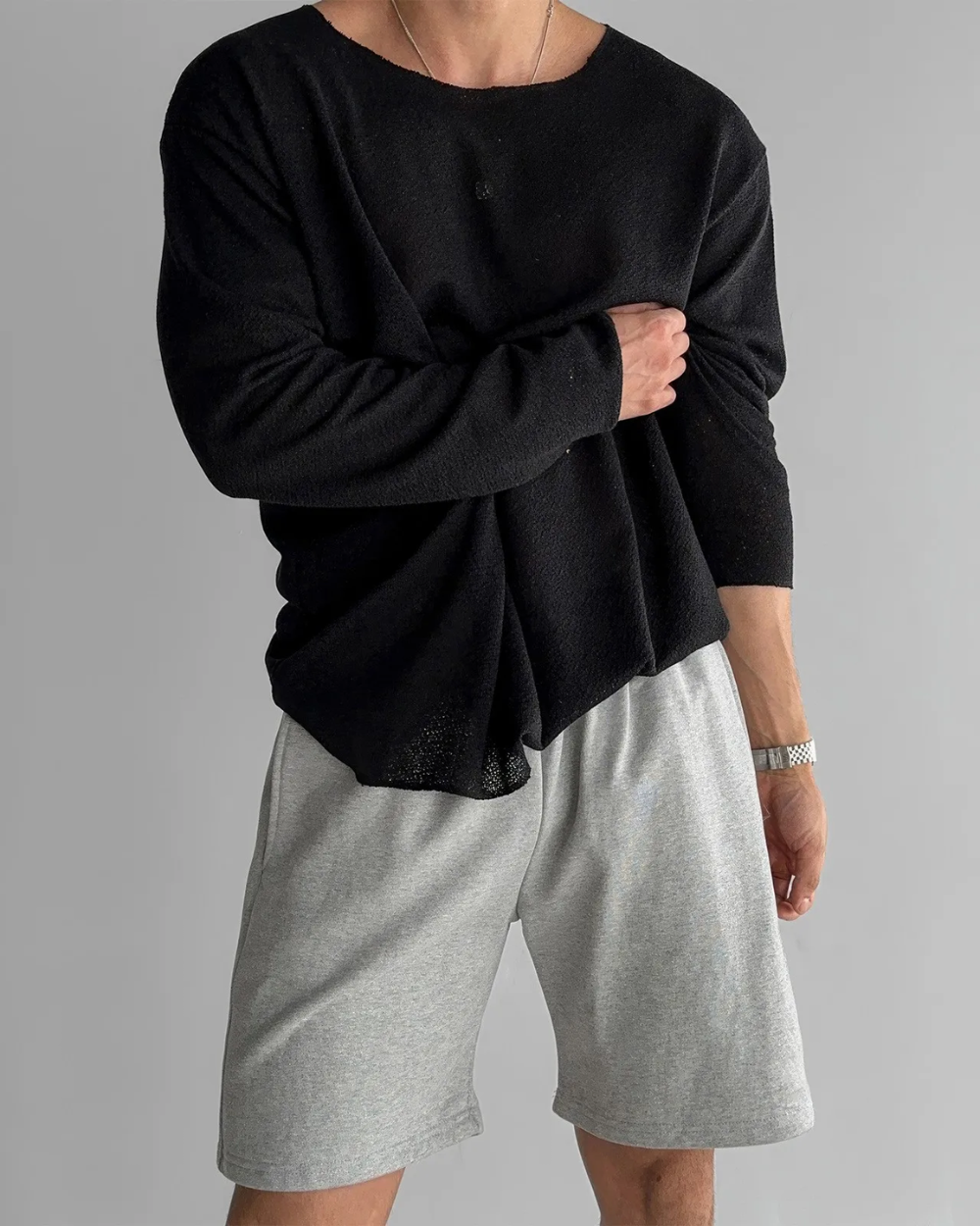 Alaric - Casual Knitted T-Shirt