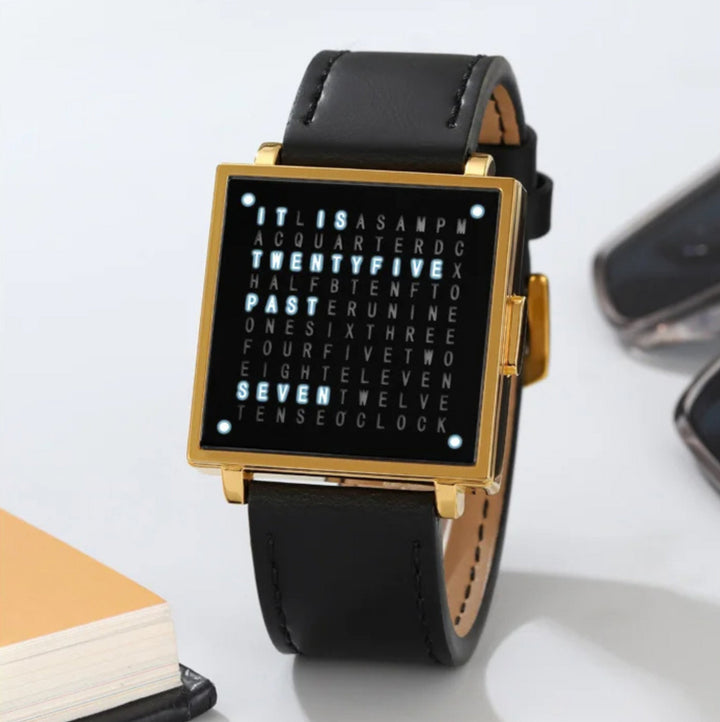 WordTime - Matrix Digital Display Watch