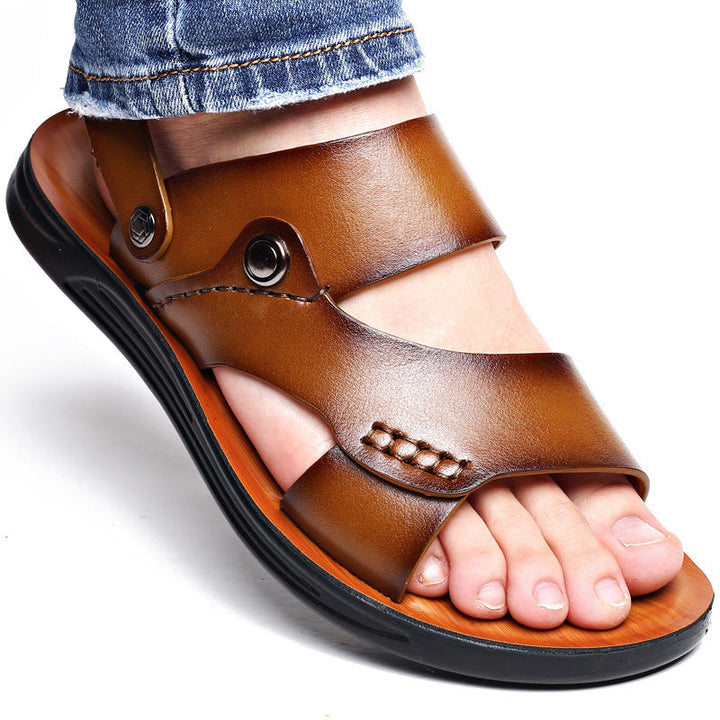 Bryon - Avenwood Leather Sandals