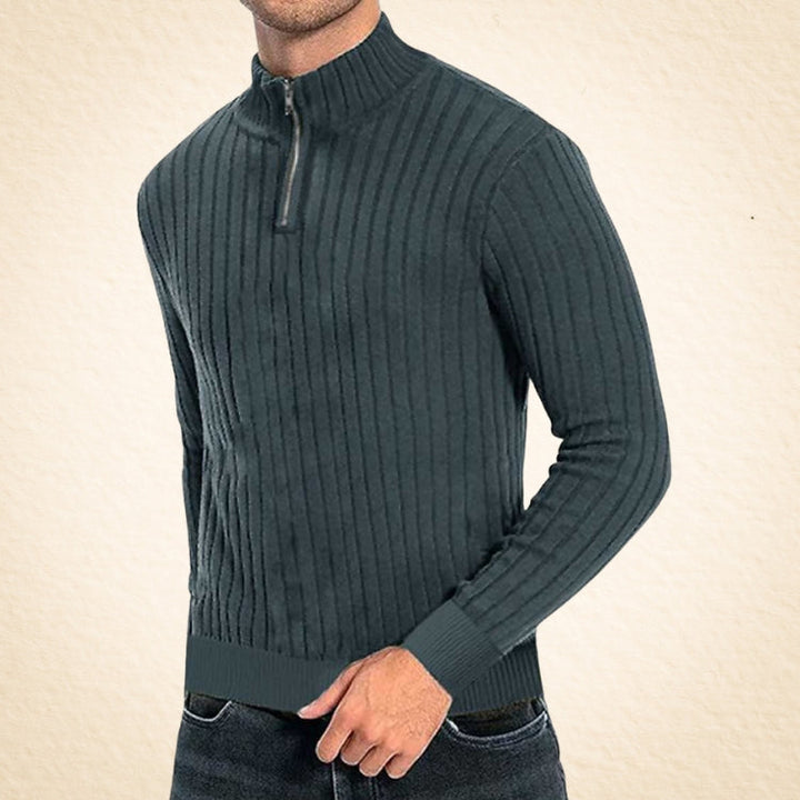 Zaccheo - Casual Turtleneck Zipper Sweater