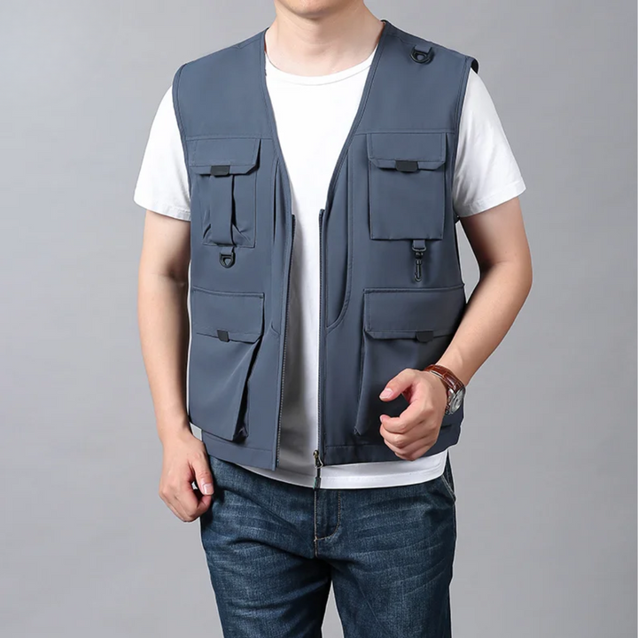Mose - Breathable Multi Pocket Cargo Vest