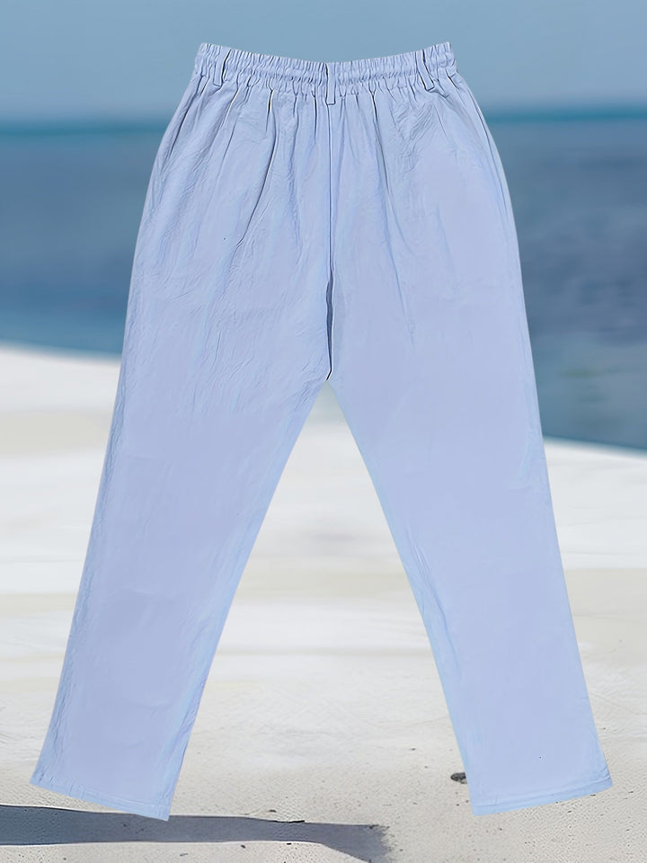Aznar - Casual Linen Elastic Pant