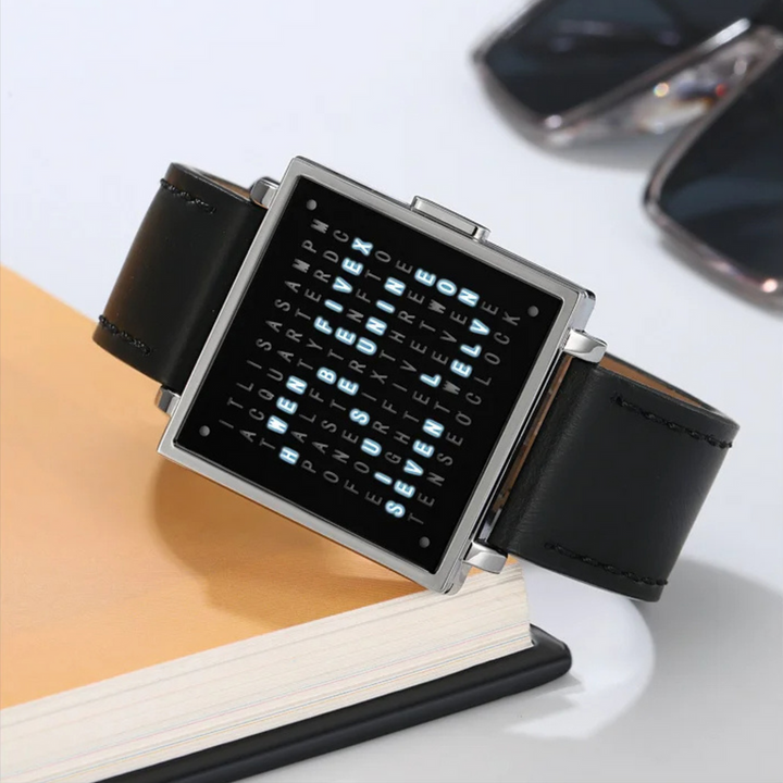 WordTime - Matrix Digital Display Watch