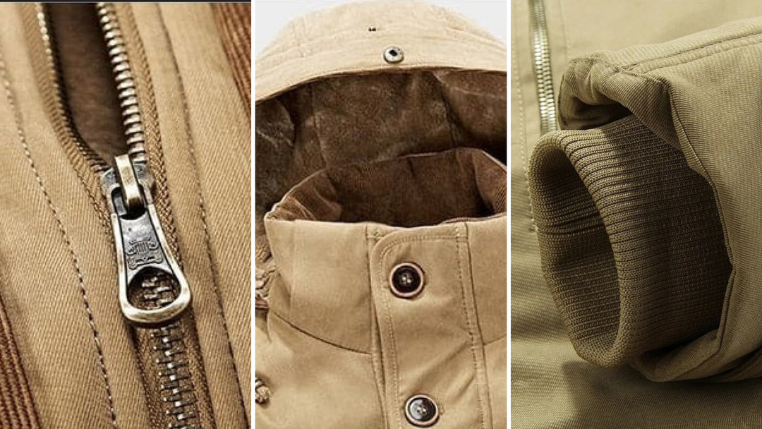 Aziel - Padded Winter Jacket With Multiple Pocket