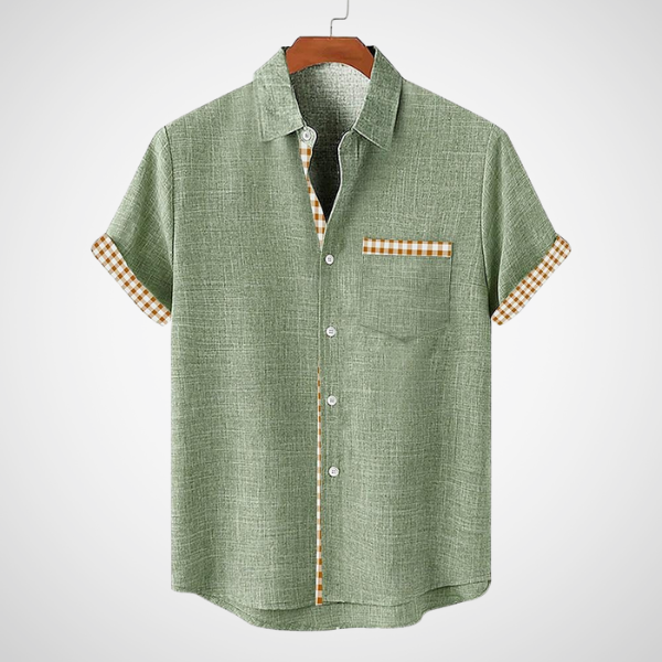 Christopher -Short Sleeve  Polo Shirt With Chest Pocket