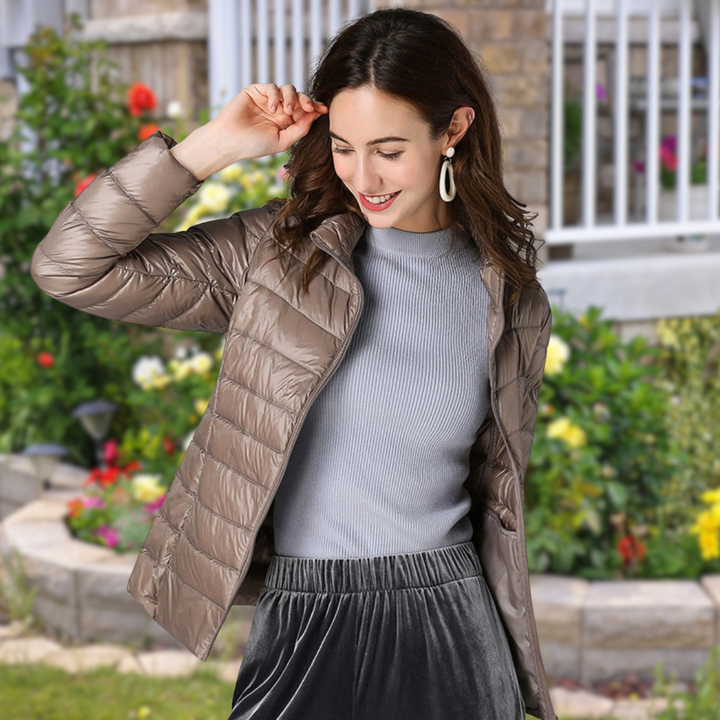 Isla - White Down Waterproof Jacket