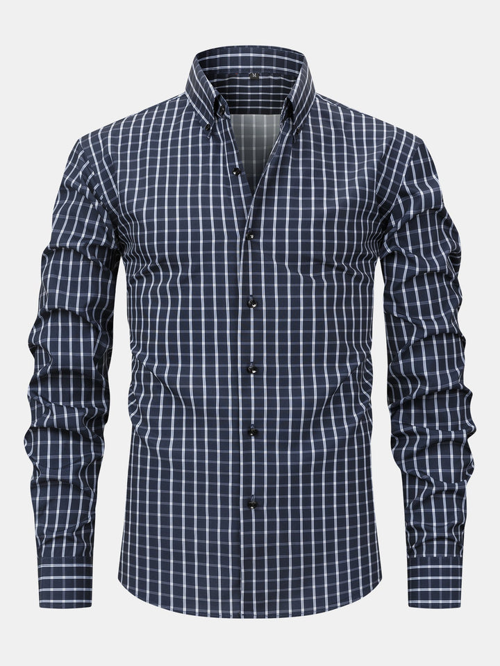 Colin - Long Sleeved Shirt With Checkered Pattern