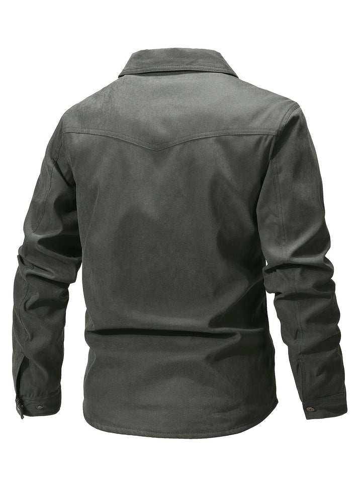 Evrypidis - Casual Long Sleeve Cargo Jacket