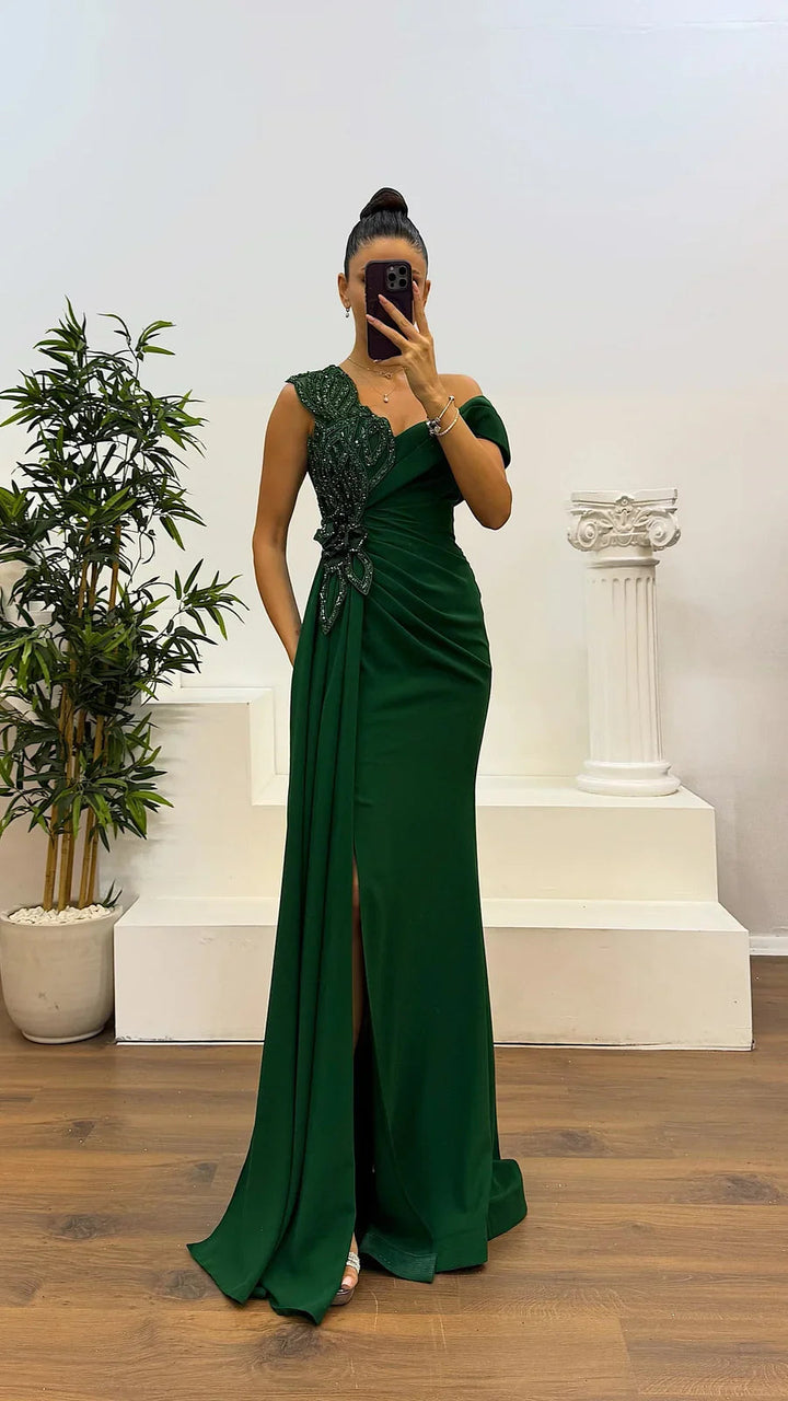 Kamarya - Breathable Pleated Evening Dress