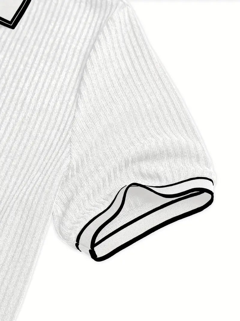 Orestis - Elegant Short Sleeve Polo Shirt