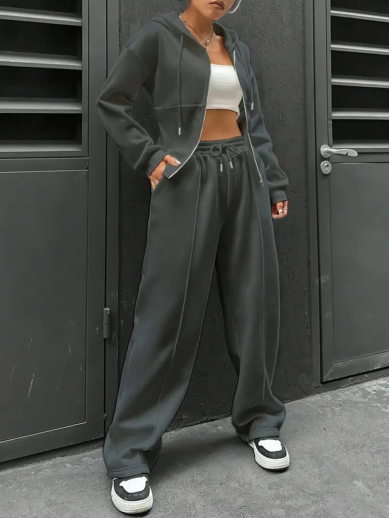 Nanci - Casual Long Sleeve Two Piece Set