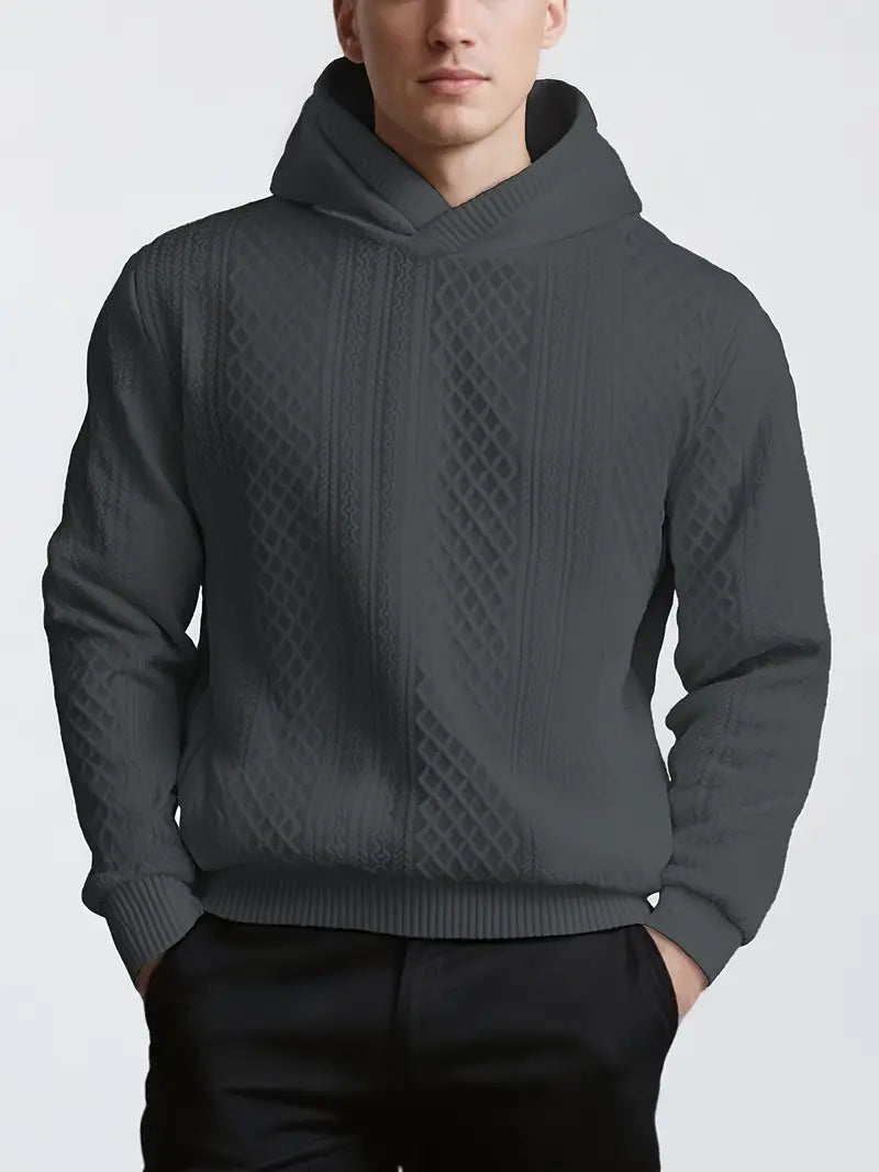 Karah - Long Sleeve Knitted Hoodie