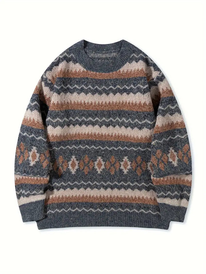 Hartman - Casual Geometric Knitted Sweater