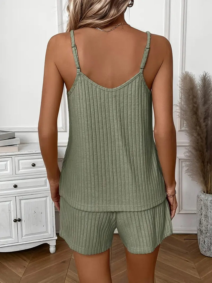 Isalie - Sleeveless Two Piece Set