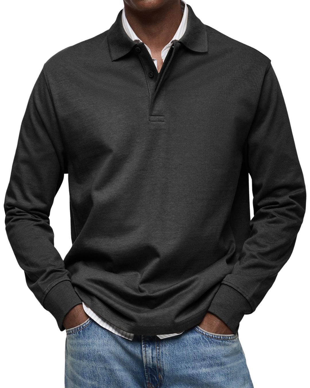 Joseba - Casual Long Sleeve Polo Shirt