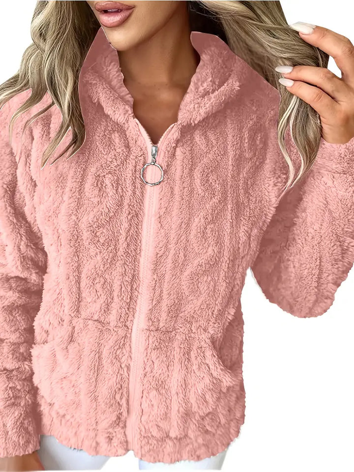 Ganka - Long Sleeve Zip-Up Hoodie