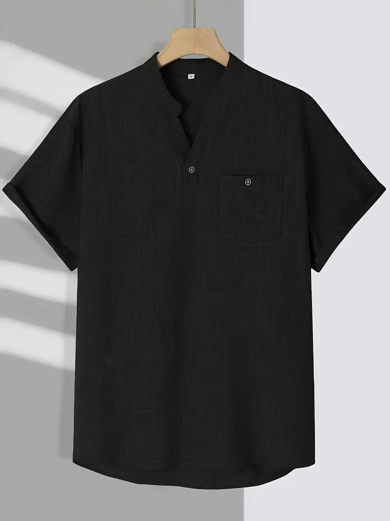 Kieth - Short Sleeve Shirt With Front Pocket