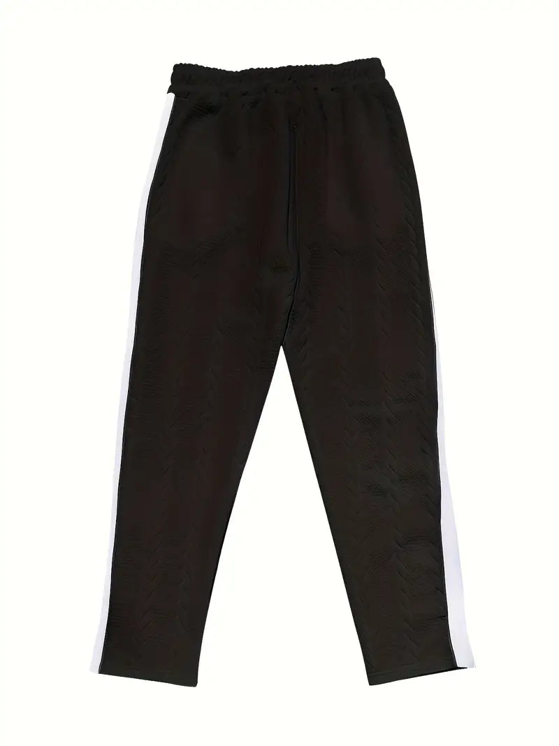 Jonass - Knitted Wide-Leg Trousers with Side Buttons