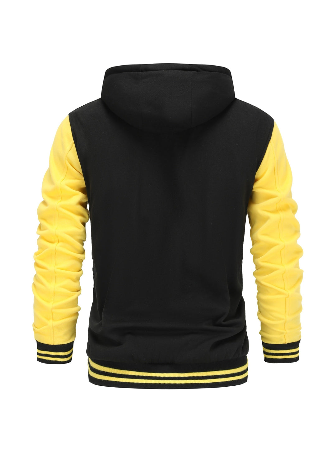 Askhat - Long Sleeve Hooded Baseball Jacket